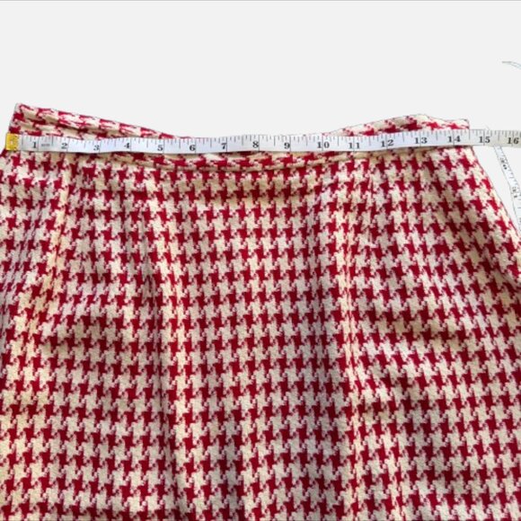 Vintage Christian Dior Houndstooth Skirt Suit (Size 12) - Picture 13 of 16